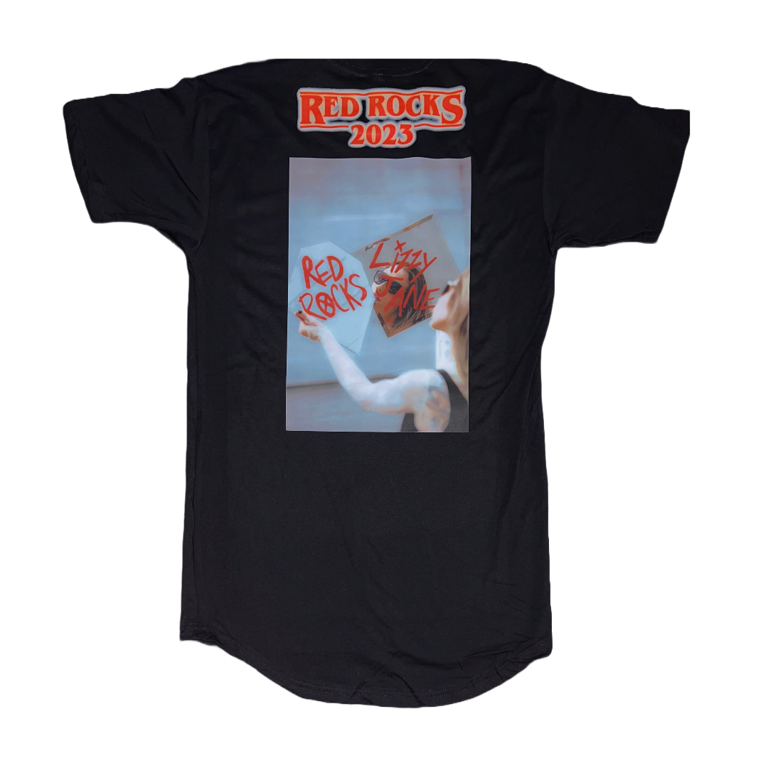 Limited Edition Red Rocks Tee (Long/Tall Style Tee)